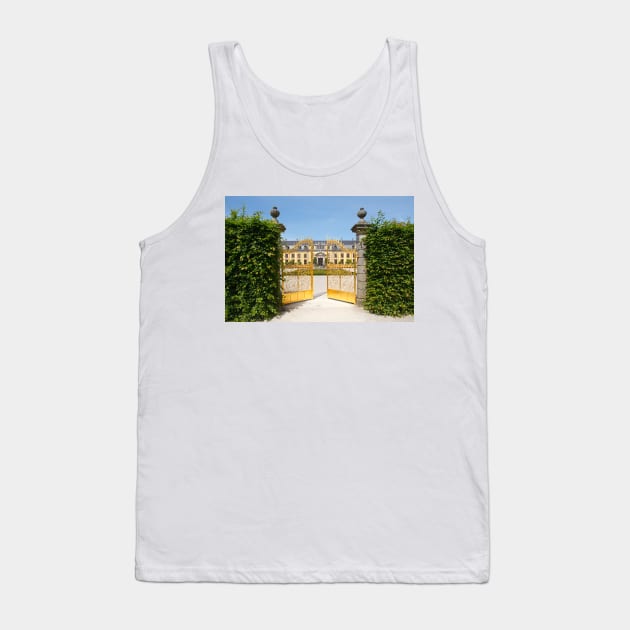 Great Garden Herrrenhausen, Golden Gate, Gallery Building, Hanover, Lower Saxony, Germany, Europe Tank Top by Kruegerfoto